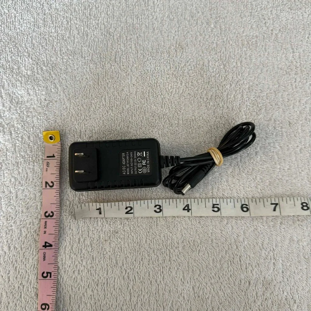 Black AC/DC Adapter One Size